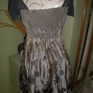 XXi brand womans/teen sundress.szm. gold brown